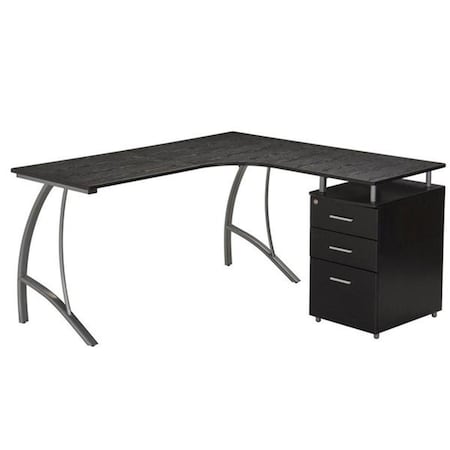 Techni Mobili Computer Desk, 30 in H, Espresso RTA-4804L-ES
